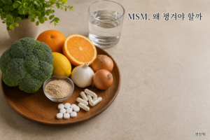 MSM 효능 2026 — 관절·연골부터 피부까지 5가지 정리