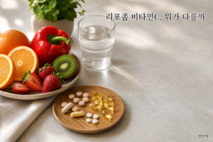 리포좀 비타민C 효능, 일반과 뭐가 다를까? 2026