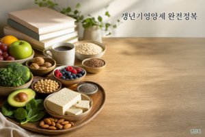 갱년기 영양제 여성·남성·성분까지 한눈에 정리 2026