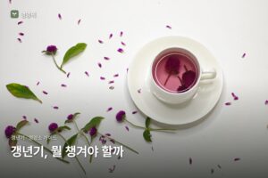 갱년기 영양제 여성·남성·성분까지 한눈에 정리 2026